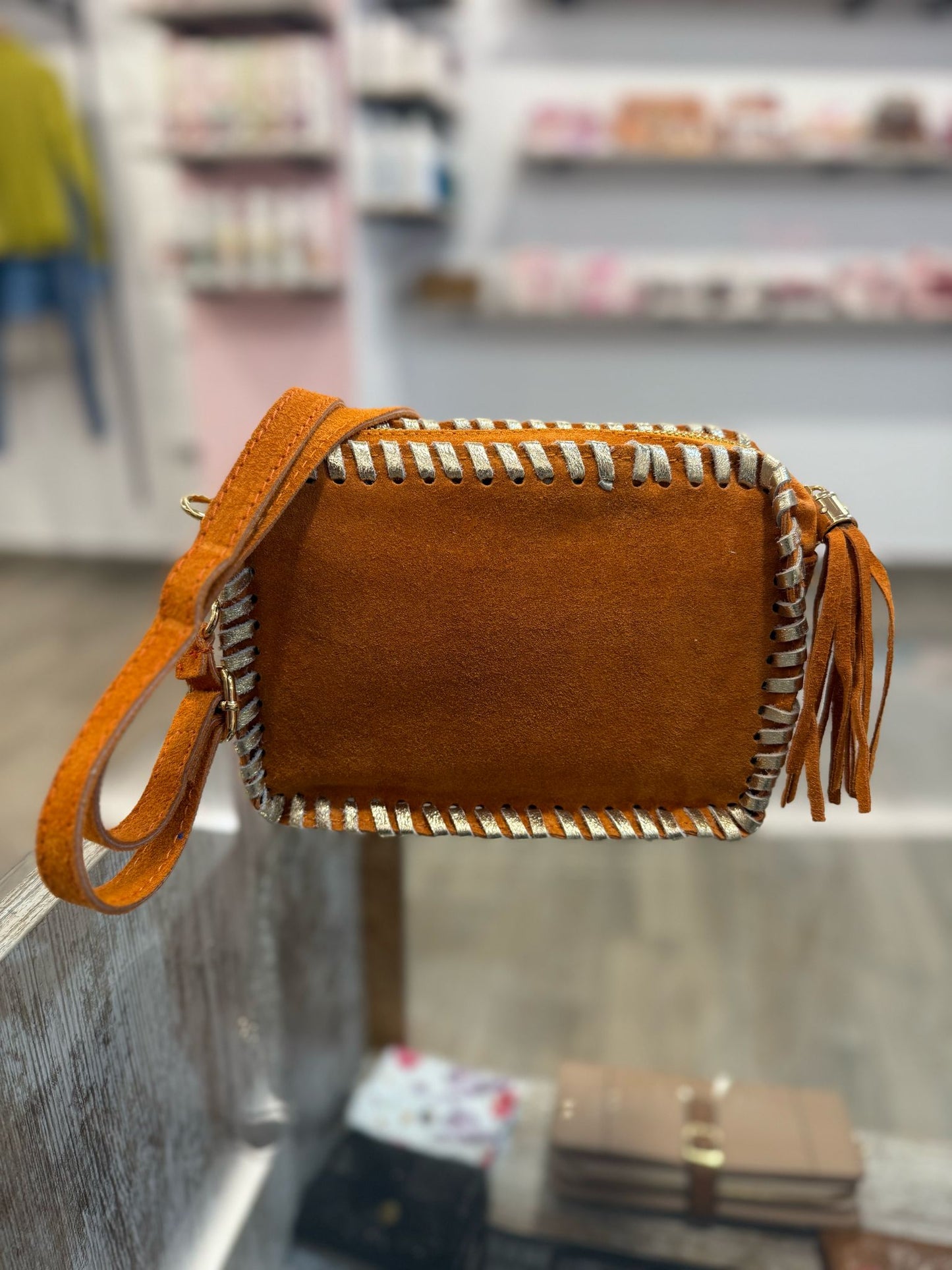 BOLSO PIEL SERRAJE