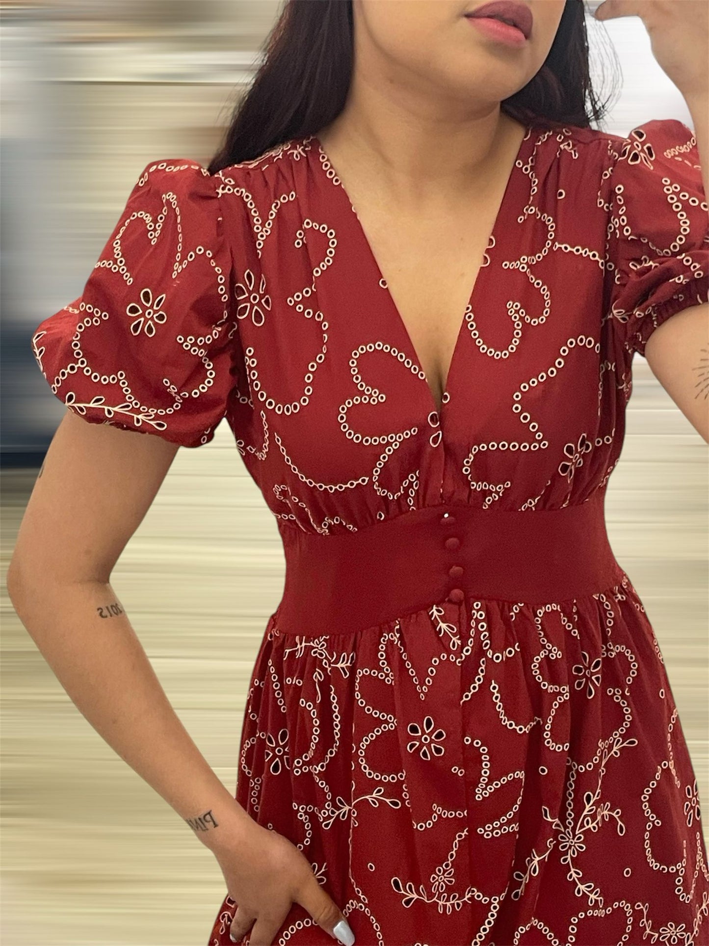 VESTIDO BORDADO