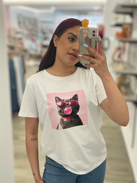 CAMISETA GATO