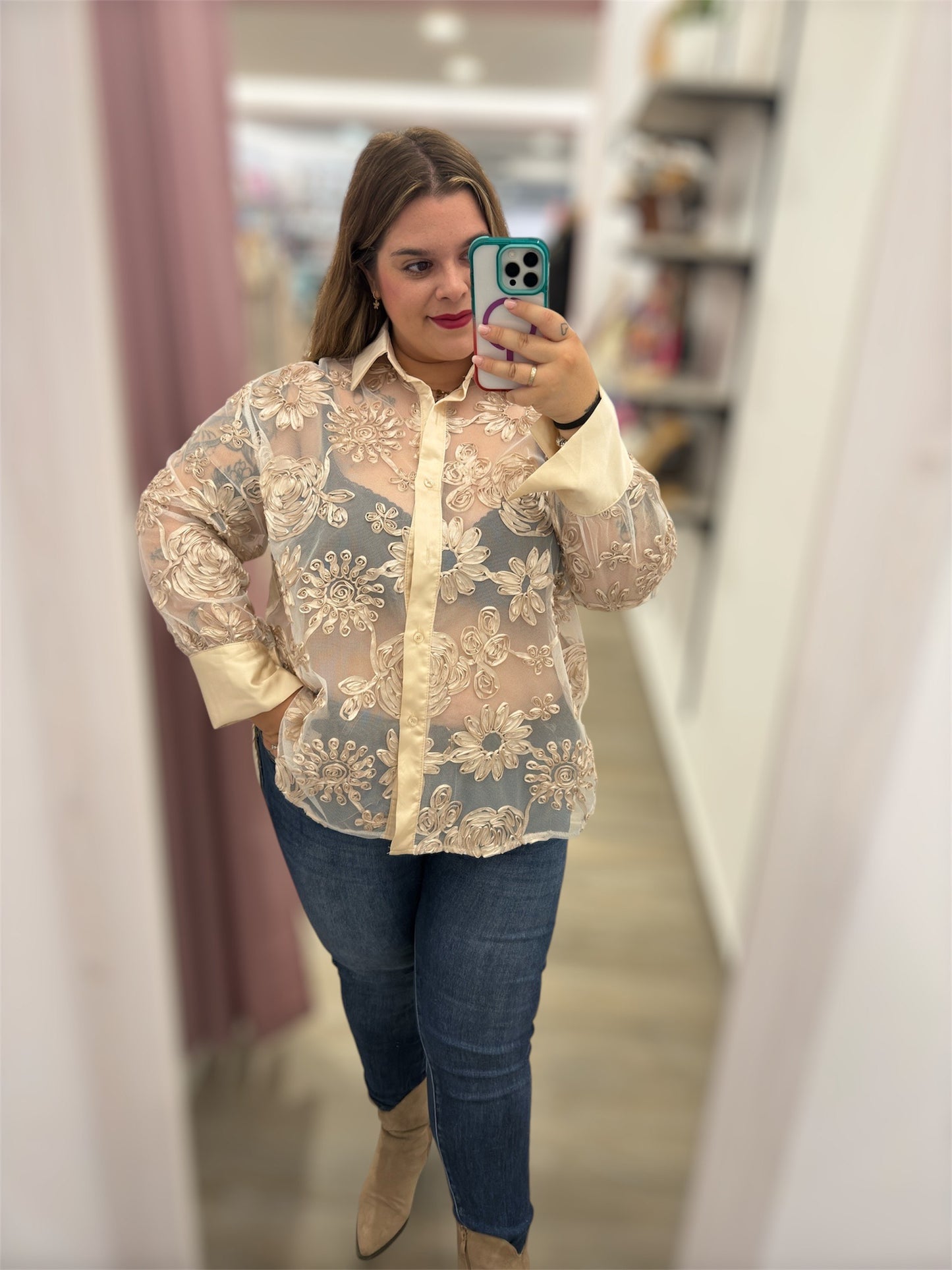 CAMISA FLORES