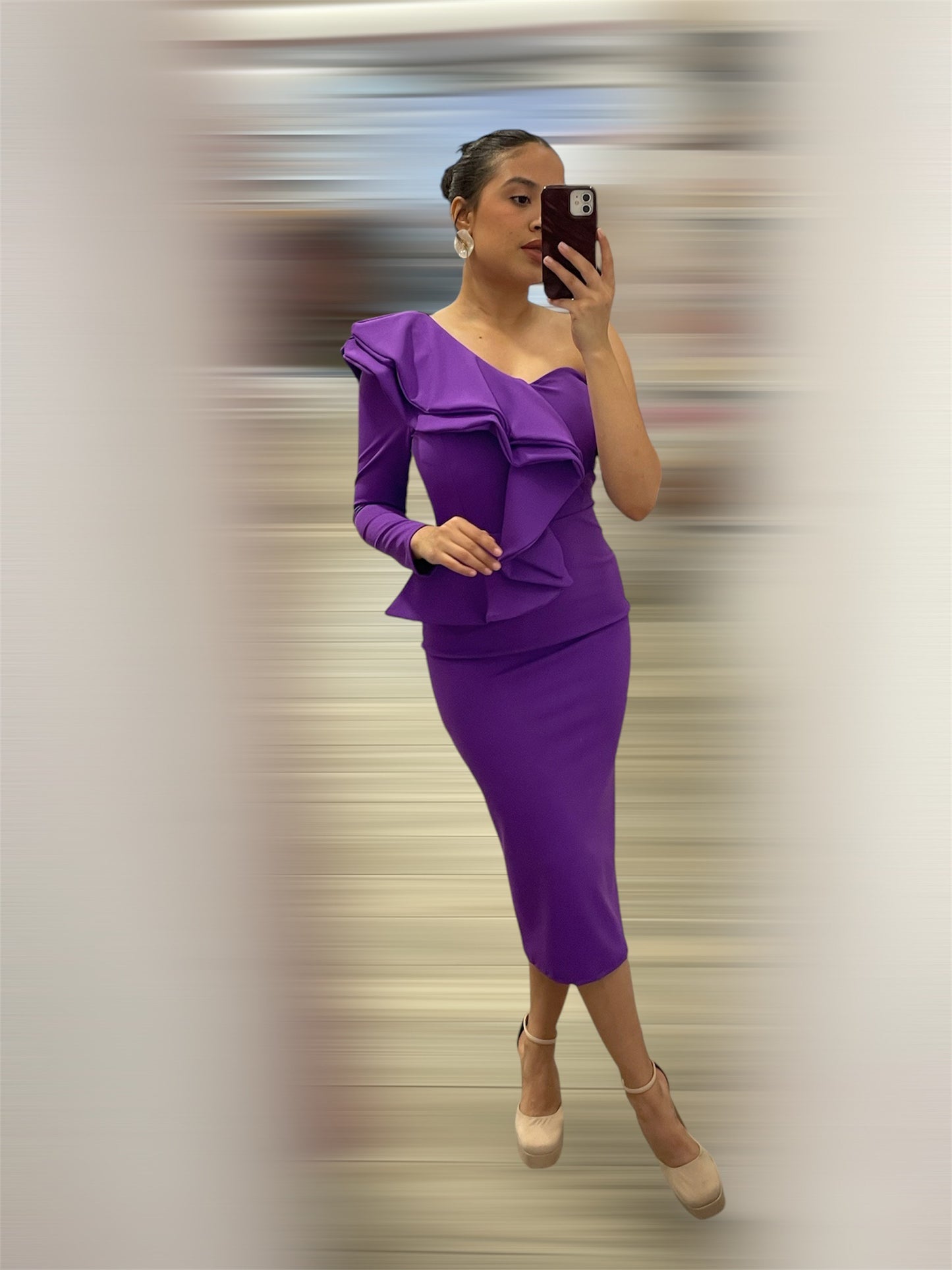 VESTIDO VOLANTE