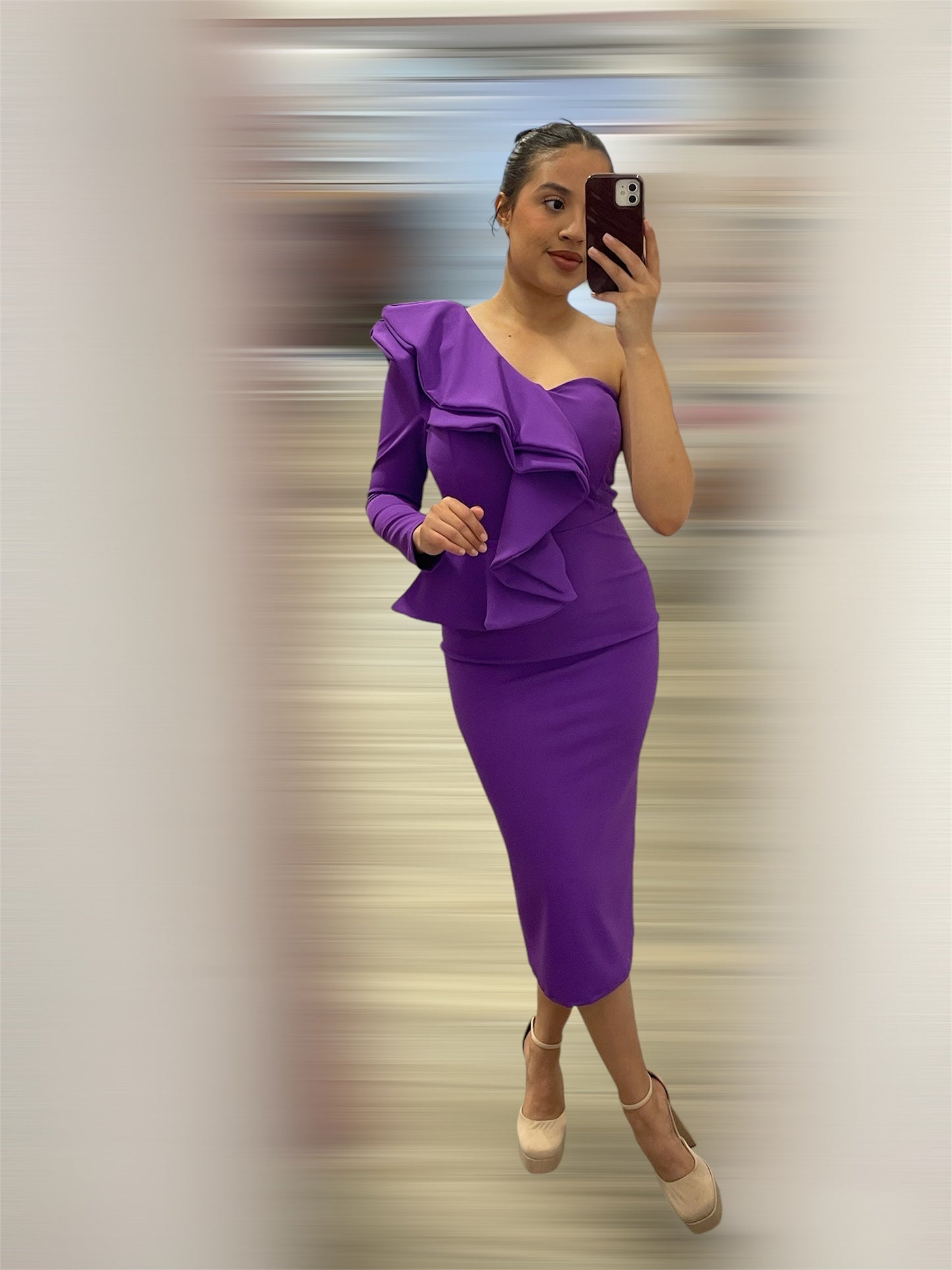 VESTIDO VOLANTE